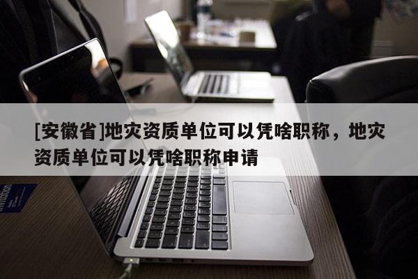 [安徽省]地災資質單位可以憑啥職稱，地災資質單位可以憑啥職稱申請