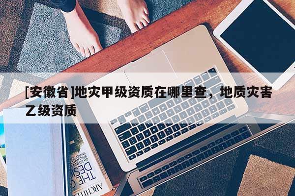 [安徽省]地災甲級資質在哪里查，地質災害乙級資質