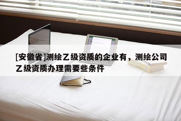 [安徽省]測繪乙級資質(zhì)的企業(yè)有，測繪公司乙級資質(zhì)辦理需要些條件